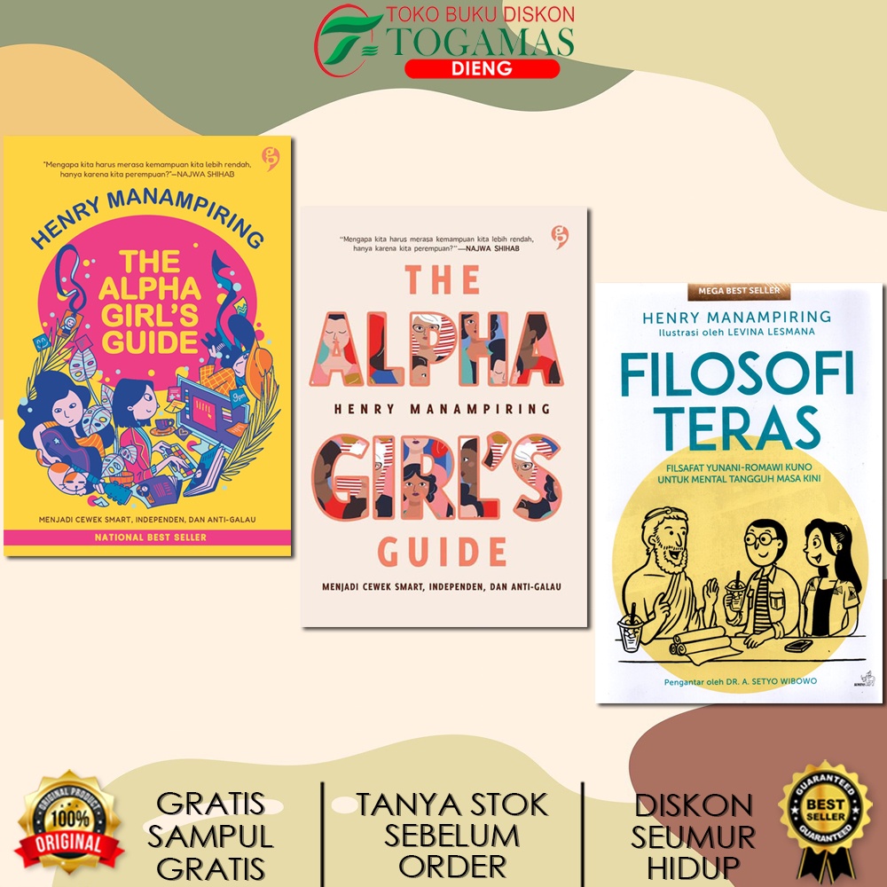 FILOSOFI TERAS THE ALPHA GIRLS GUIDE HITAM 2045 KARYA HENRY MANAMPIRING