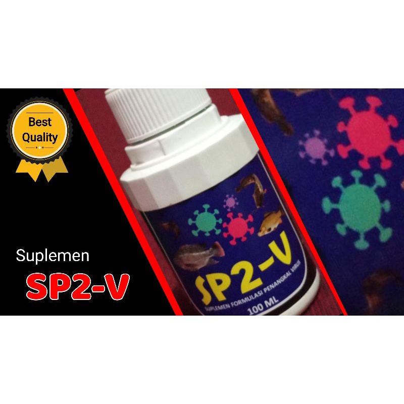 Obat Anti Virus Sp2-V buat budidaya ikan, Lele, Mas, Nila, patin DLL