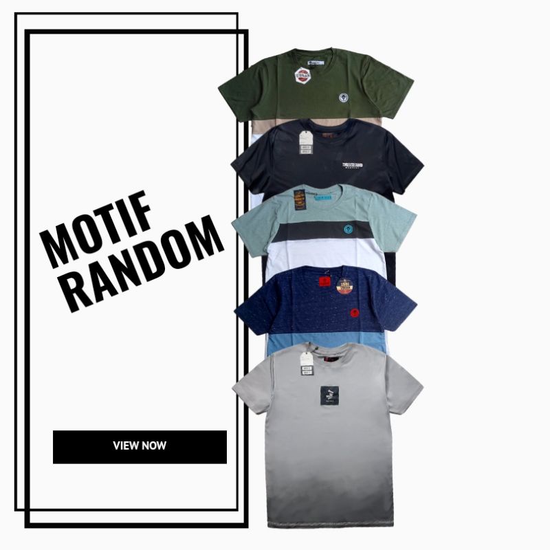 Kaos Pria Distro Lengan Pendek Baju Atasan Cowok Kombinasi Simple Polos