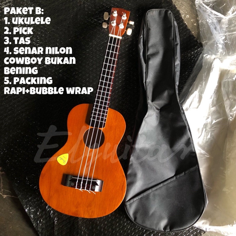 Gitar UKULELE ISSAKU senar 4 SOPRANO PREMIUM uk21