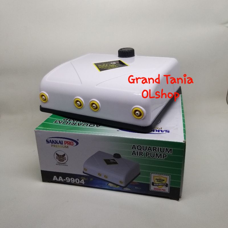 Aerator 4 lubang, airpump Sakkai Pro AA-9904