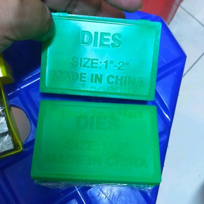 Mata senai ukuran 1/2" SD 3/4"dies mesin senai westco 2" p50