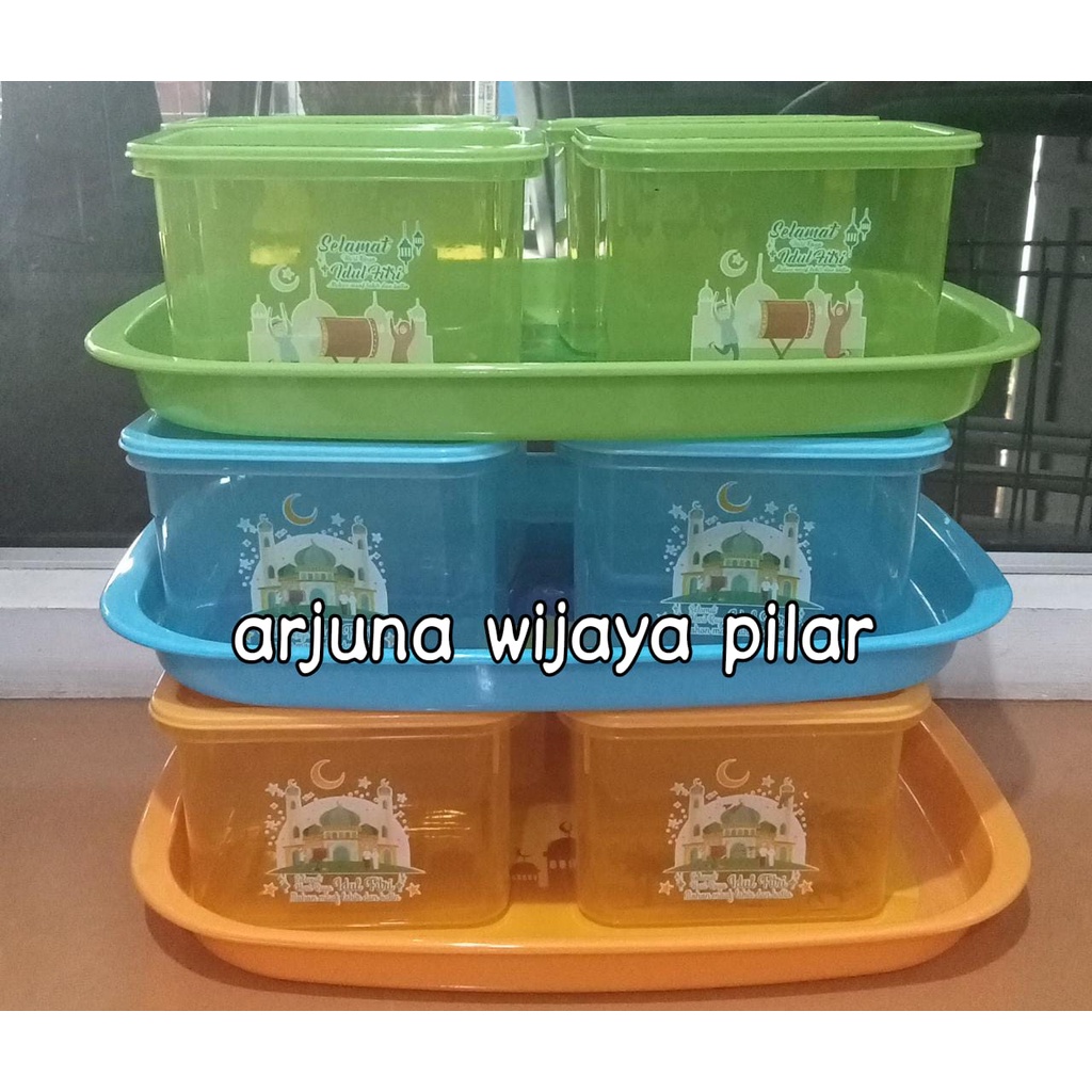 Toples lebaran 500 gr+ nampan set 4 HIRO + bubblewrap