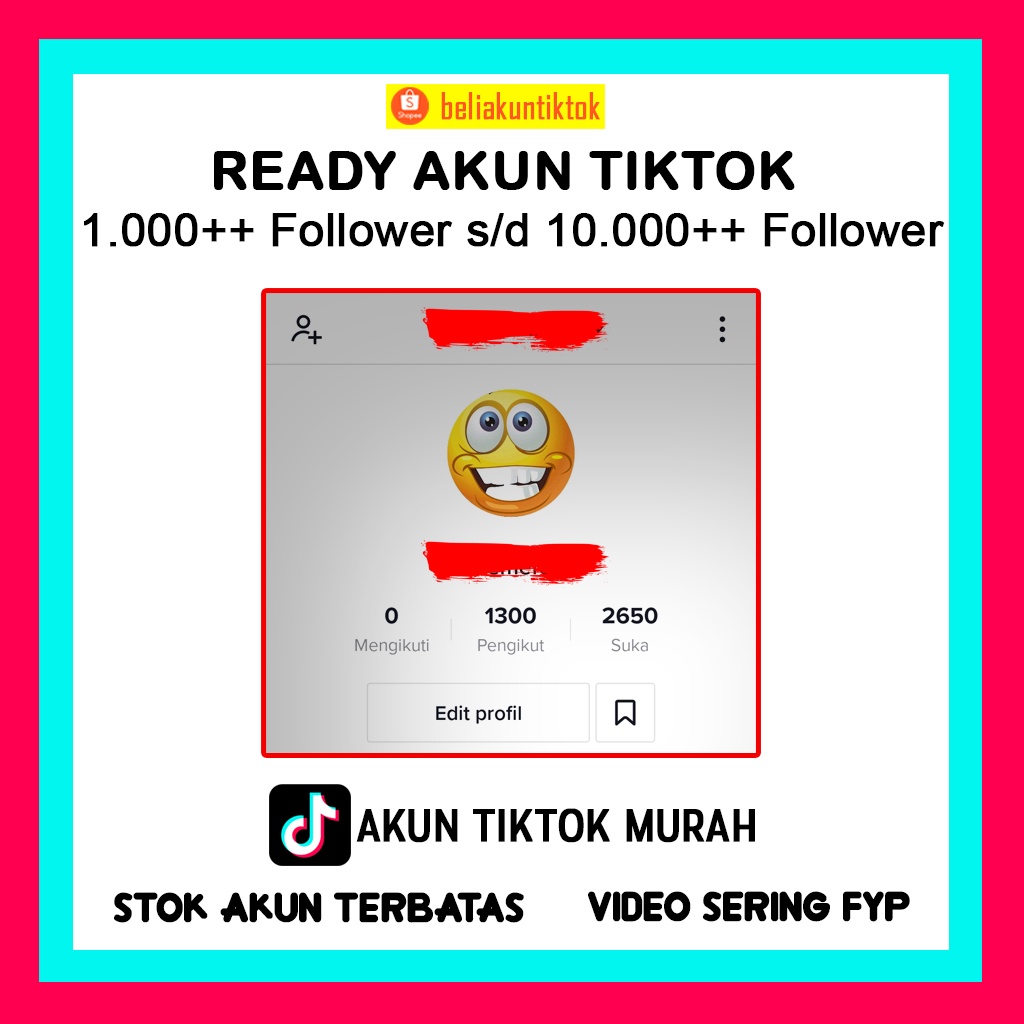 Akun Tiktok Real Indonesia - Akun Tiktok Konten Fyp Bisa Live