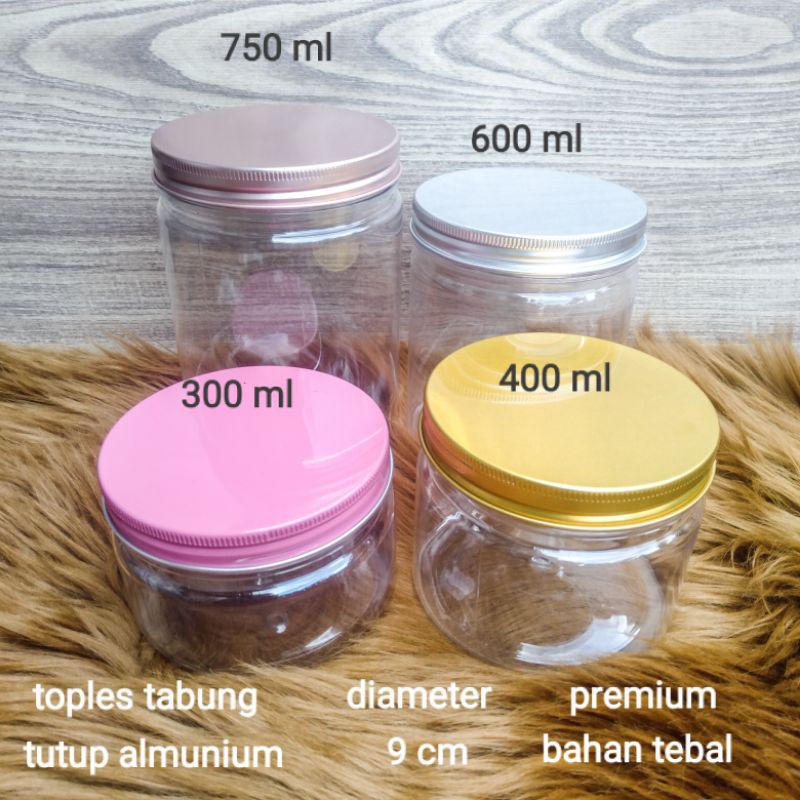 TOPLES TABUNG TUTUP ALMUNIUM BAHAN PLASTIK