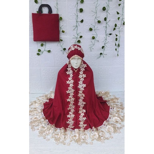 Mukena Dewasa Andin Prada Aisyah full renda