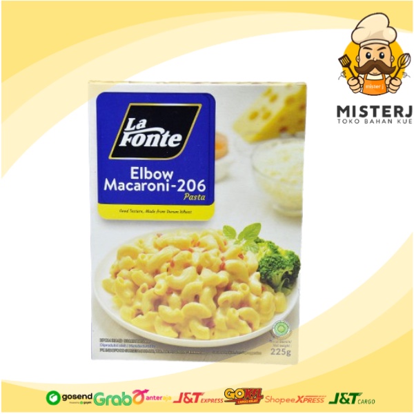 

La Fonte | Elbow Macaroni-206 | 225 Gram | La Fonte Pasta Macaroni