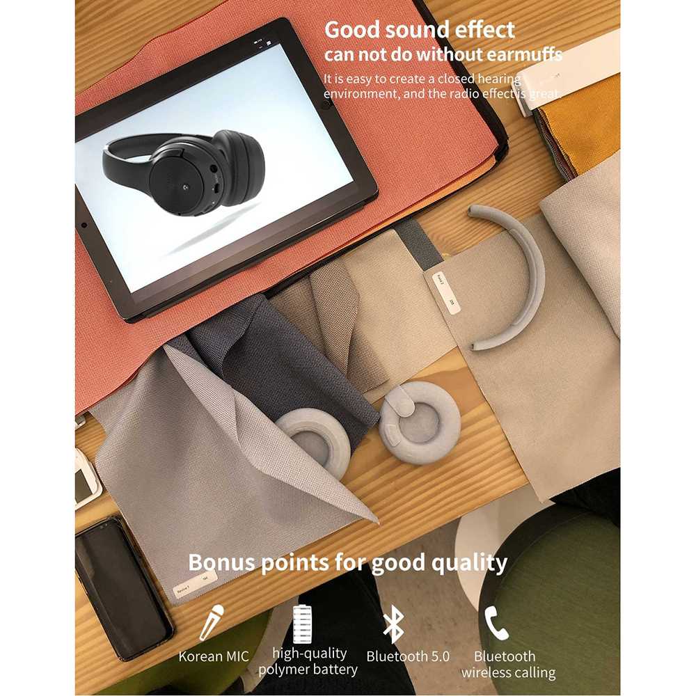 Zealot Headphone Wireless Bluetooth 5.0 ANC with Mic - B36