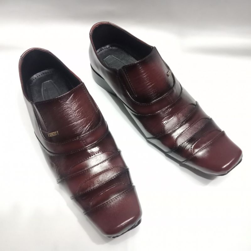 Sepatu Formal Pria/Merek Bally/Kulit Asli/Pantofel Kerja Pria