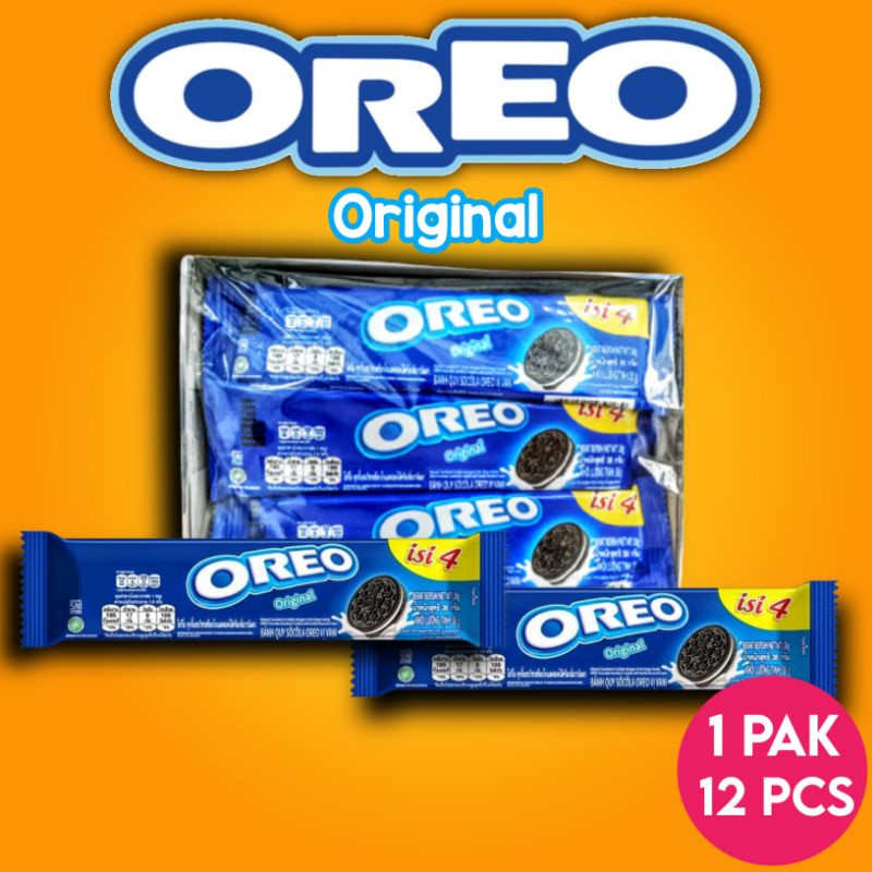 

Biskuit Oreo Lup 4 Variant Rasa 38 gram - 1 box - 12pcs