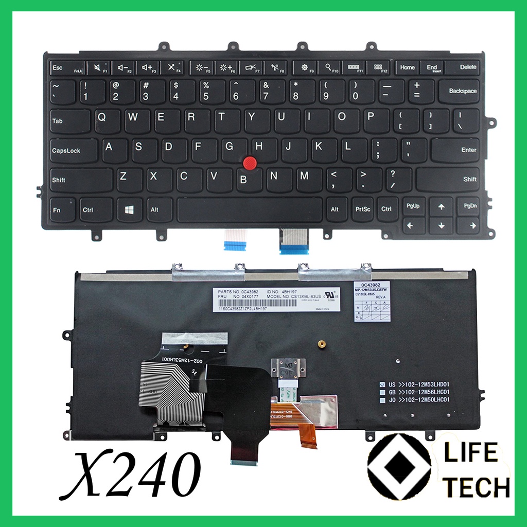 Keyboard Lenovo Thinkpad X240 X250 X260 X270 X240i X250S X230S X240S X260S X240S X240I POINTER BACKLIGHT