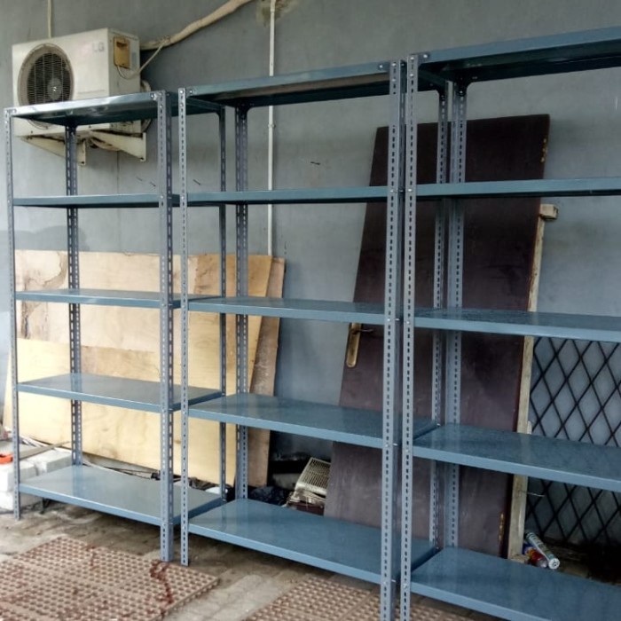 Rak Rak Besi Siku Lubang Uk. 100X40X200