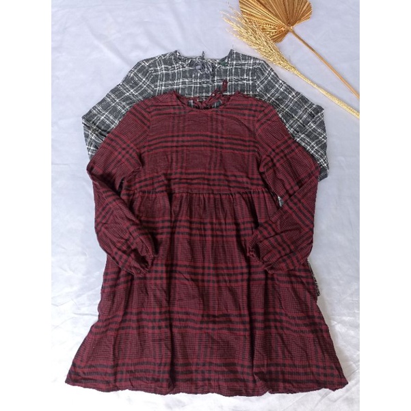 DRESS  WANITA FLANEL WILDFBL