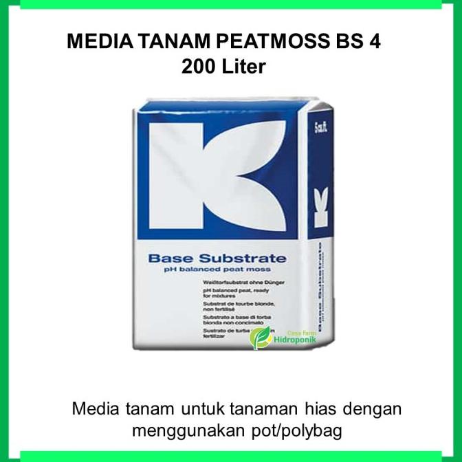 1 BAL (200 L) MEDIA TANAM PEATMOSS BS 4 SPHAGNUM KLASMANN UNTUK G54545RT