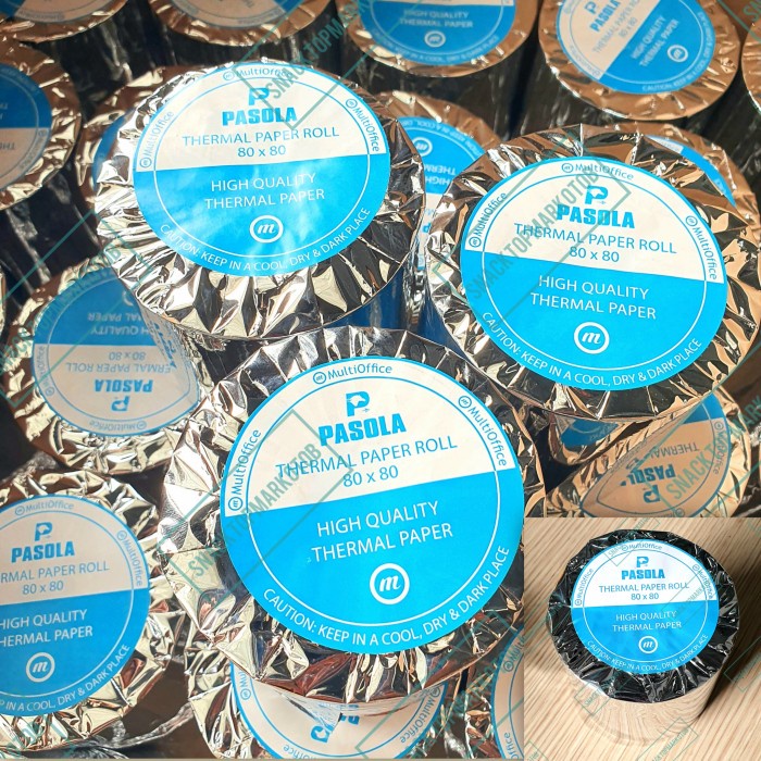 

Term Kertas Thermal Struk Pasola 80X80 / Printer Register Tinta Jelas