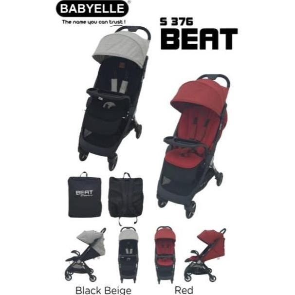 PROMO KERETA DORONG BABYELLE S 376 BEAT STROLLER BAYI LIPAT KECIL ADA TAS