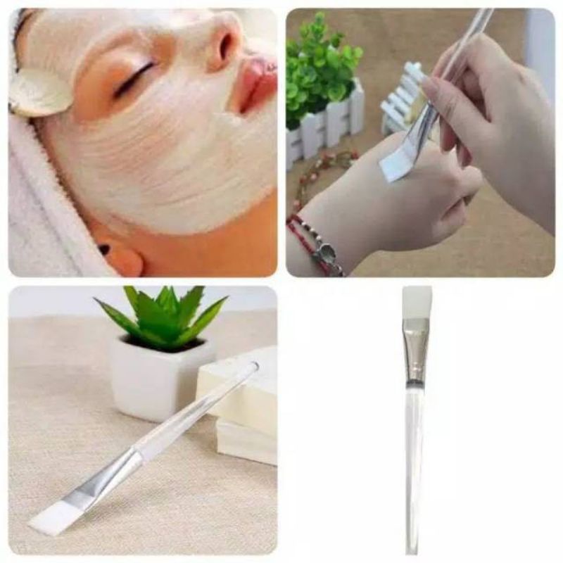 Kuas Masker Bening Silikon Transparan Make Up Brushes Kecantikan Skin Care