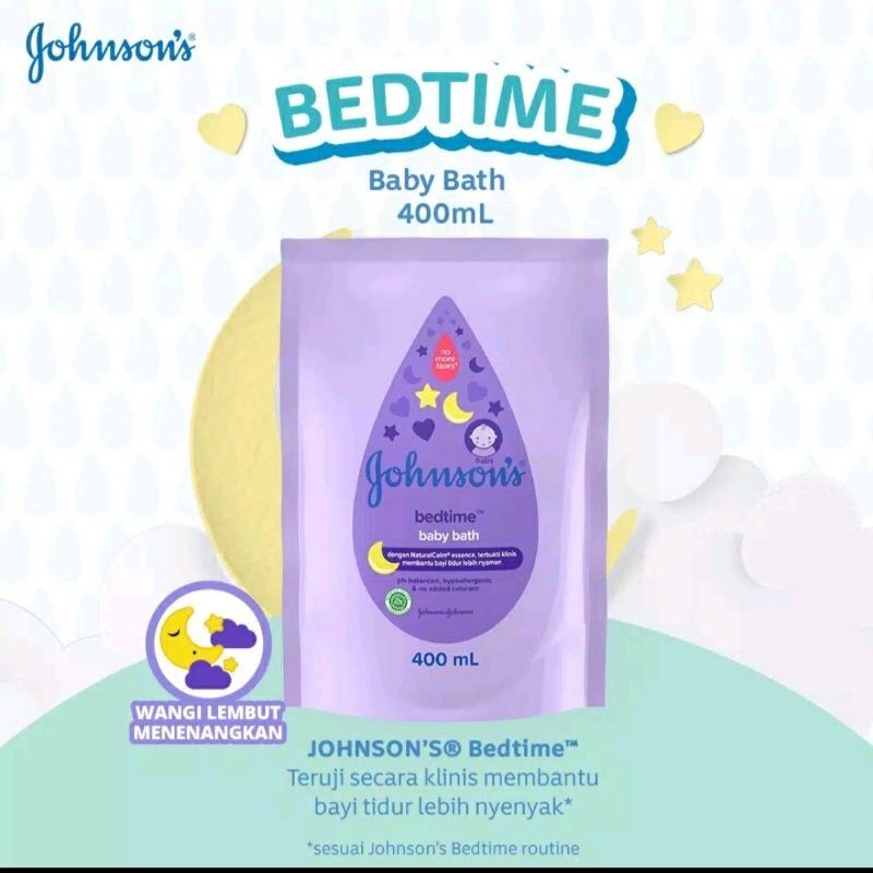 BEDTIME BABY BATH - JOHNSON'S BABY BATH REFILL 400 ML