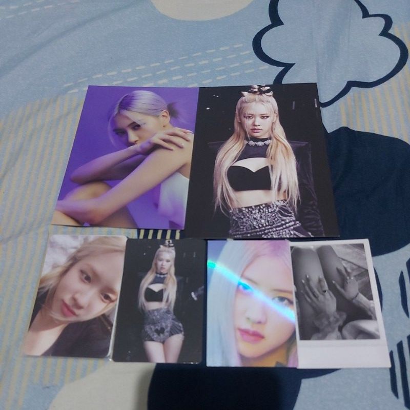rose blackpink photocard postcard the album r
