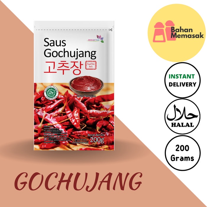 

Saus Gochujang/ Pasta Sambal Korea Halal/ Korean Chili Paste 200 gram