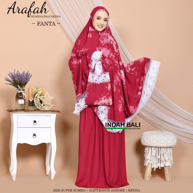 MUKENA RENDA ARAFAH BY INDAH BALI COLLECTION/MUKENA BALI TIEDYE