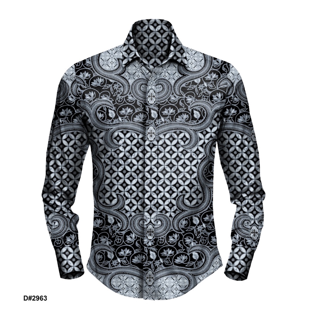 Kain Batik Tulis / Kemeja Batik Tulis / Pola Baju Batik - 2963