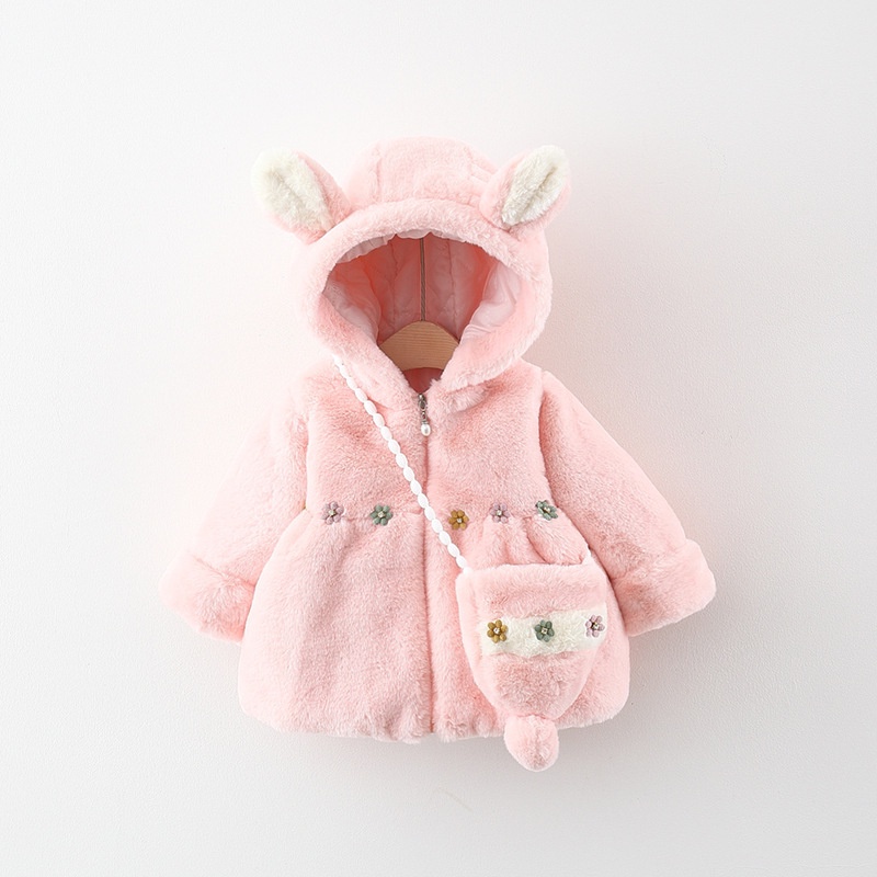 Jaket Bayi Anak Perempuan/ Hoodie Anak IMPORT/ Jaket Bayi Bulu Tebal Jaket Anak Bayi JK25 LYME