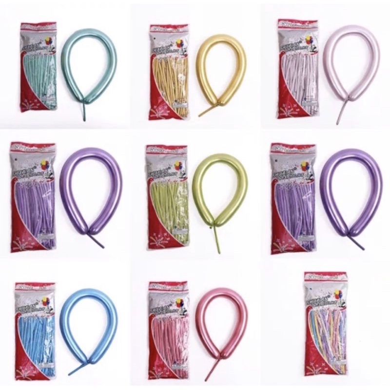 Balon Panjang  / Balon Twist  / Balon Twist Crome  / Balon Twist metalik