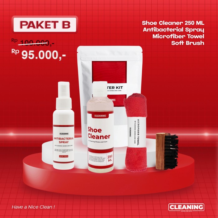 Starter Kit by CLEANING SHOES AND CARE | Pembersih Sepatu | Paket B