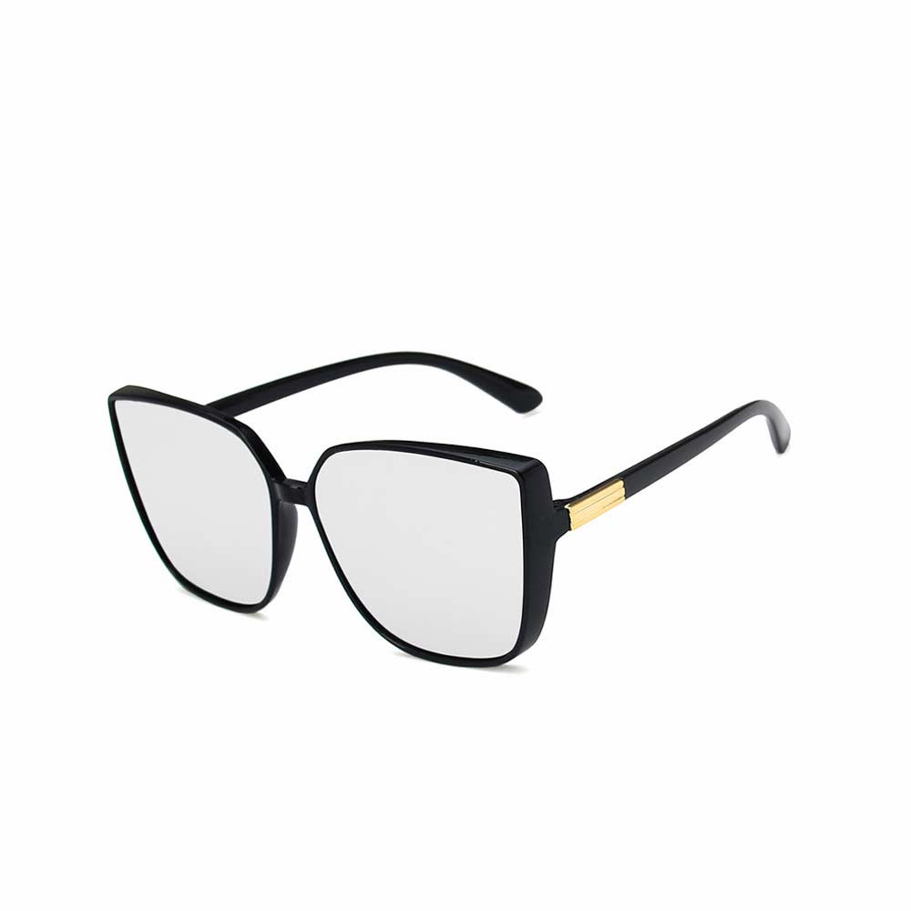 Kacamata UV400 [ Silver ] Anti Radiasi - Sunglasses Wanita Korea - HM8146