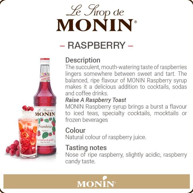 

MONIN Raspberry syrup 70 CL 700 ML