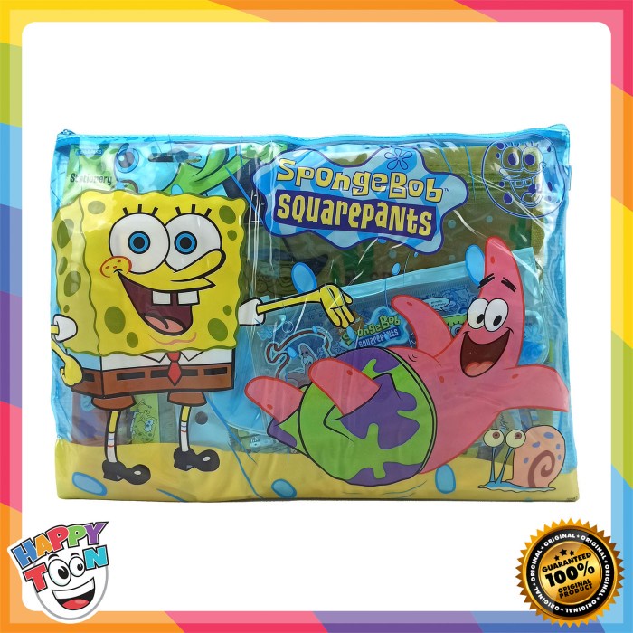 

Terlaris ✨ -BARU! Stationery Set SpongeBob - Paket Alat Tulis SpongeBob- 2.1.23