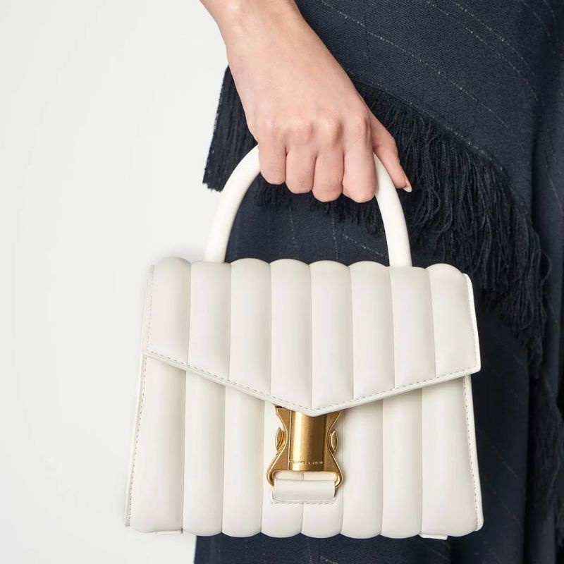 4.4 SALE | CK Ivy Metallic Buckle Bag