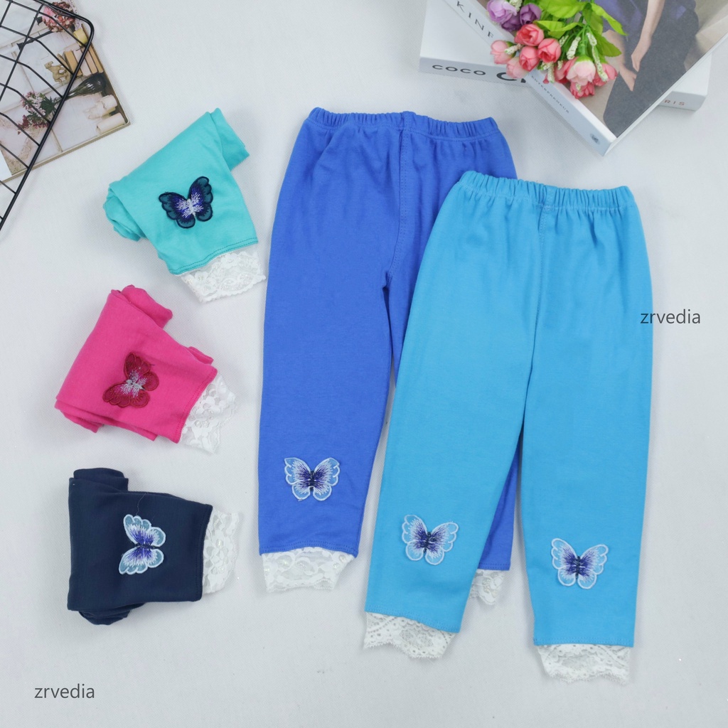 Legging Flyme uk 1-7 Tahun / Celana Panjang Anak Perempuan Premium Pants Bayi Balita Leging Polos Lejing Laging Kiosbalitaaprillia