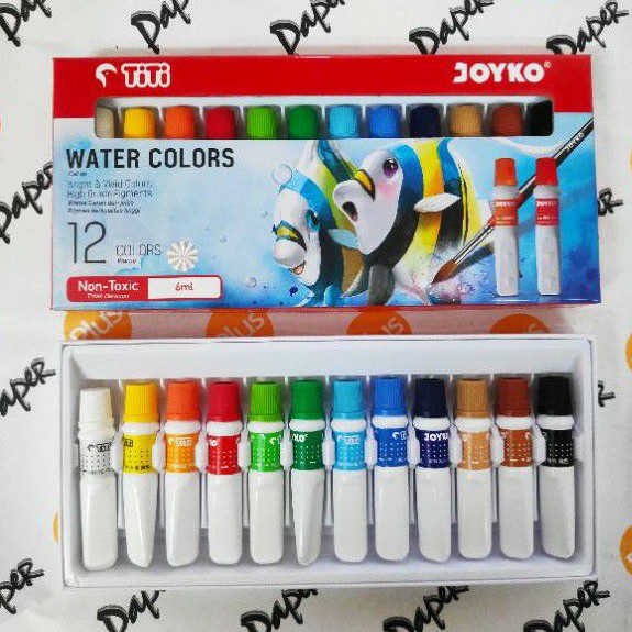 Cat Air Water Color Joyko 12 Warna 6ml