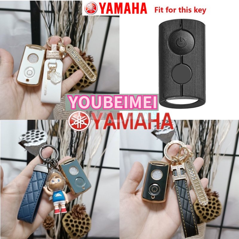 1pcs/soft TPU Motor Key Case Pelindung Key Cover Untuk HOT Yamaha NVX155 QBIX AEROX JAUNS Yamaha Janus NVX155 XMAX300 nmax