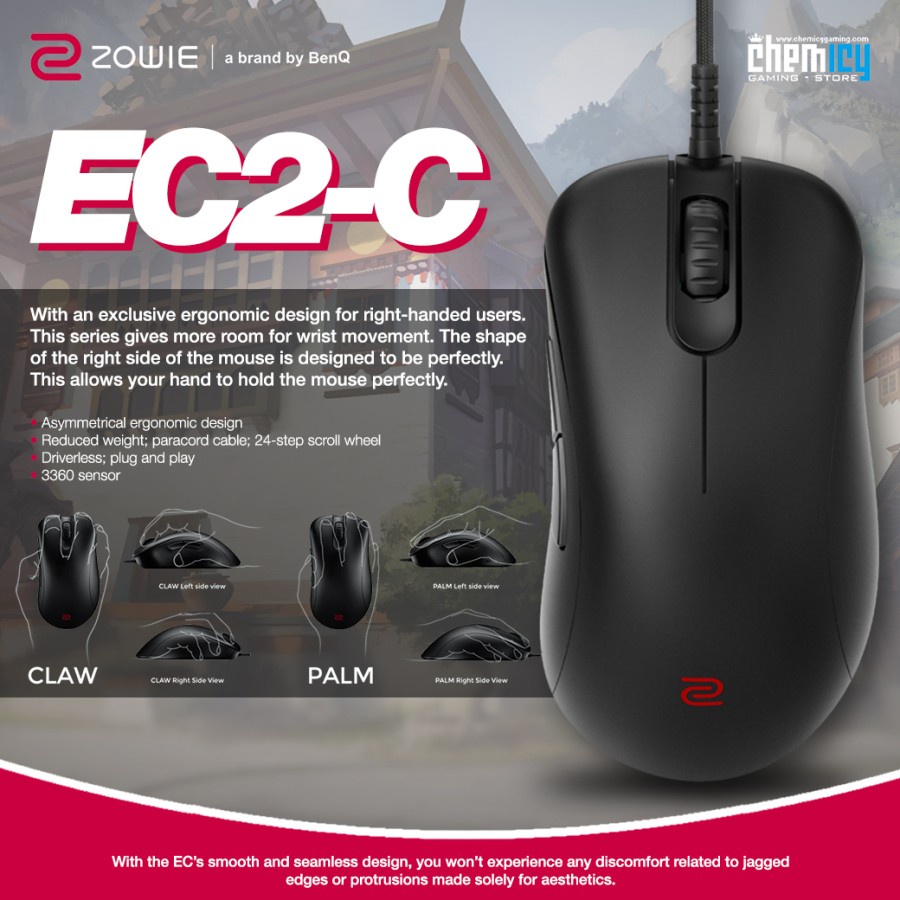 Zowie BenQ EC2C / EC-2C Gaming Mouse