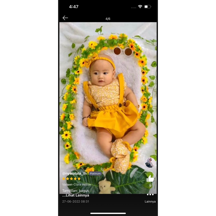 ALEXA / MICHA / GEMPITA LOVE ASTER sakura / CLARA TALITHA MELISSA RENDA / MELISSA B CLAIRE B MIA sakura JUMPSUIT Baju setelan jumper rok bunga bandana sepatu pergi lucu fashion anak bayi perempuan rose french