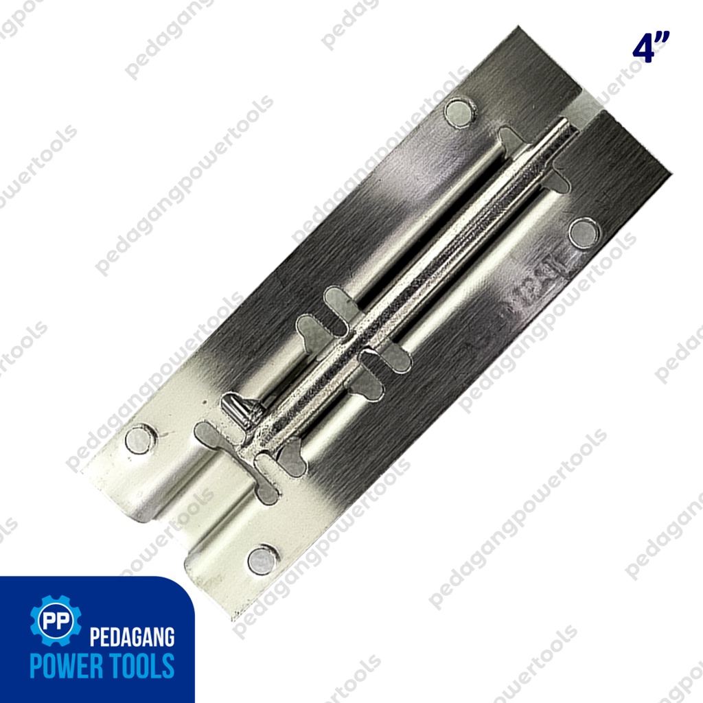 EAST GRENDEL 4&quot; PUTIH SELOT KUNCI JENDELA PINTU KAMAR MANDI STAINLESS