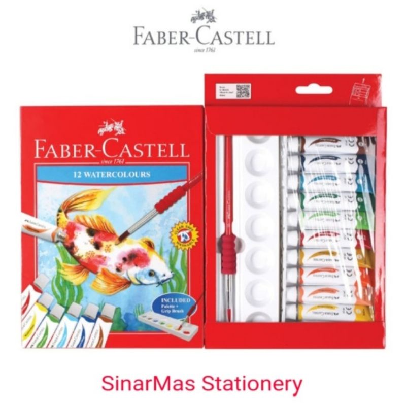 

Cat Air Faber Castell 12 Warna Colour - Faber Castell Cat 12 Warna Water Colour