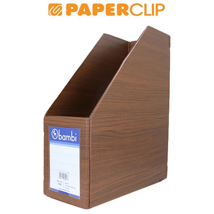 

Box File Box File Bambi Jumbo 1033 Motif Kayu Brown