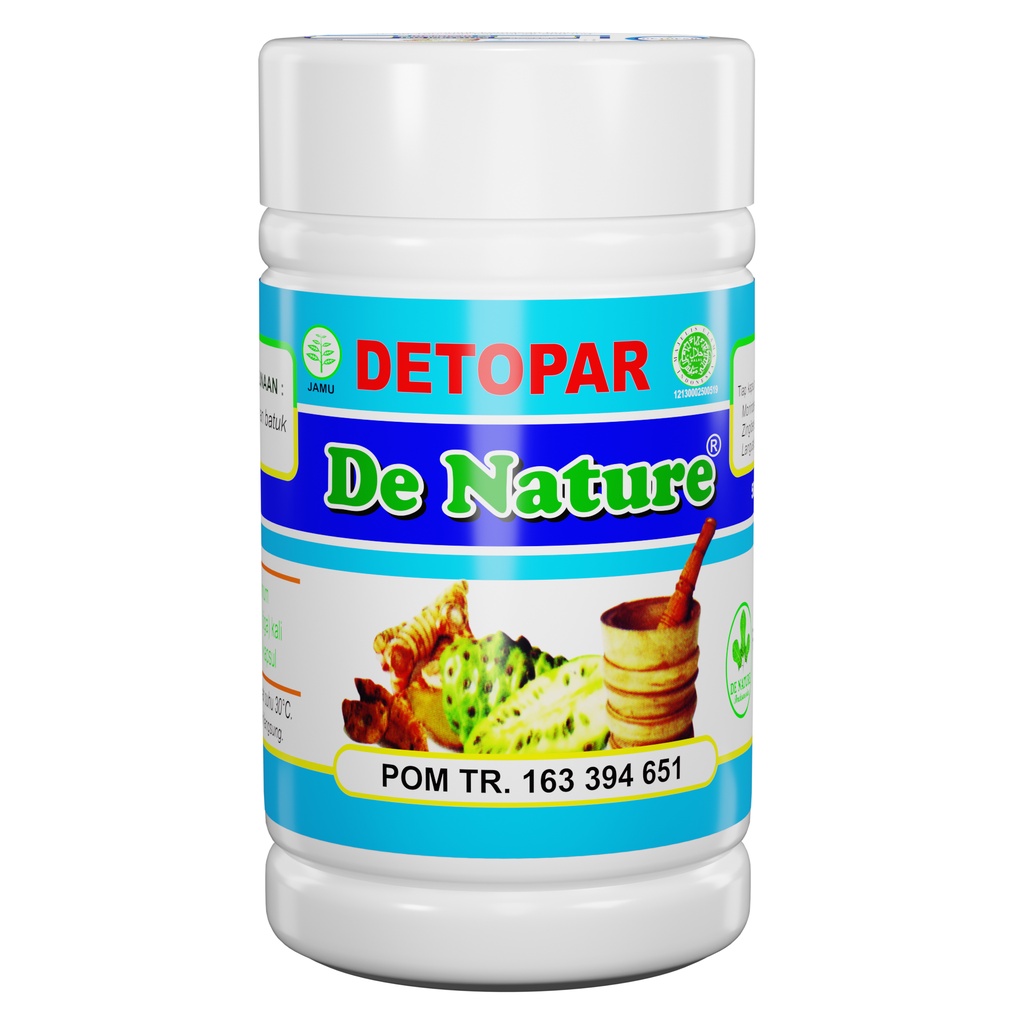 DETOPAR Obat Herbal Pt De Nature