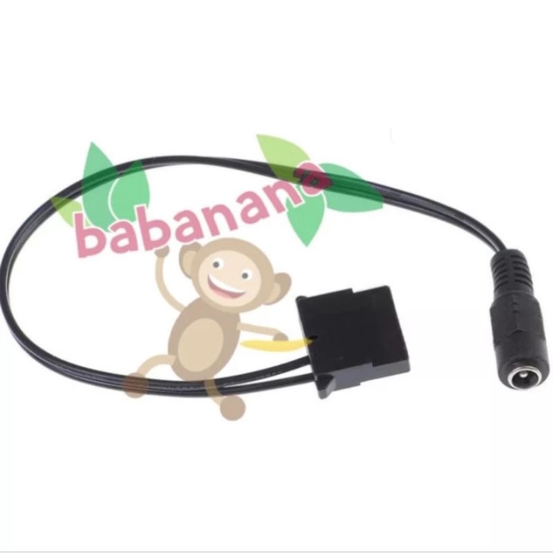 Molex 4-Pin Female &amp; Male DC Male 5521 Kabel Converter Adapter 12v