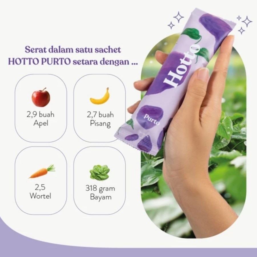 

QH HOTTO PURTO MULTIGRAIN DIET SEHAT RENDAH KALORI BERSERAT TINGGI 1 POUCH ISI 16 SACHET