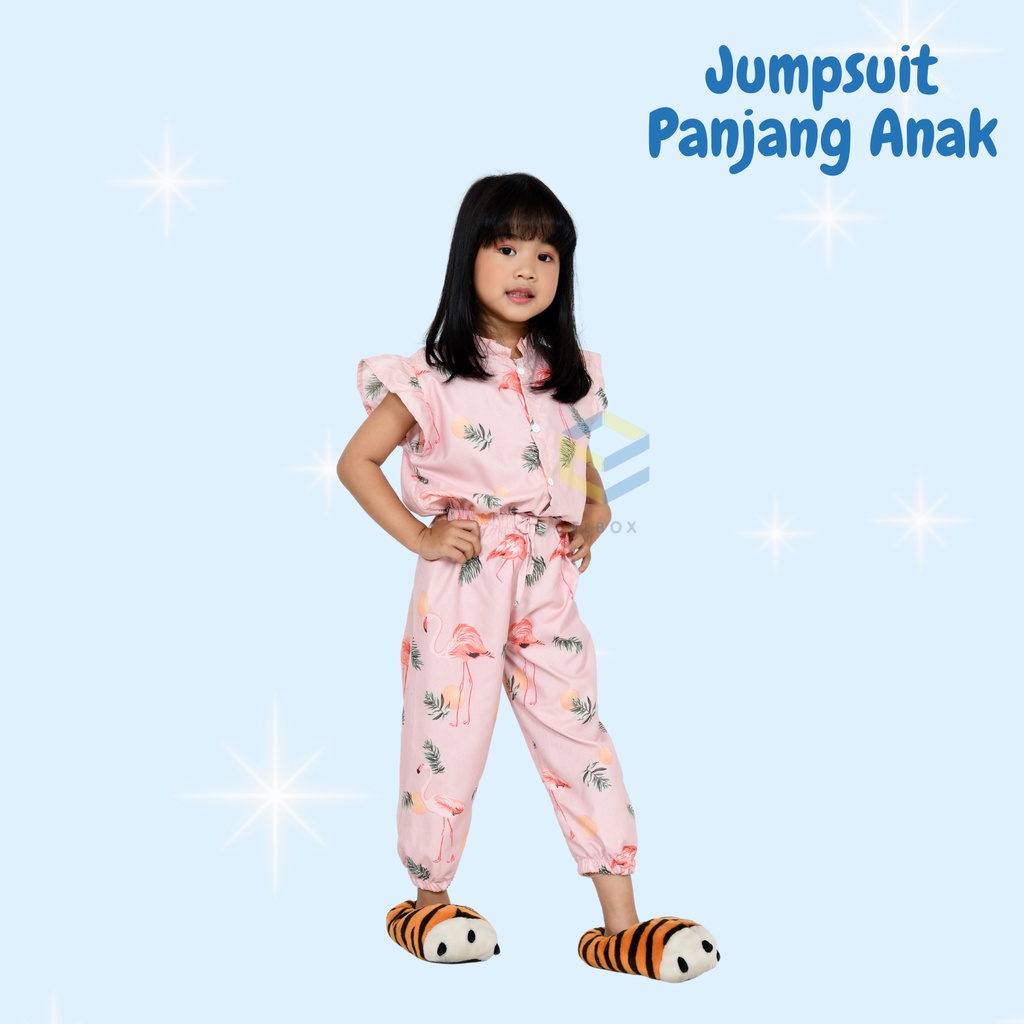 JUMPSUIT ANAK PANJANG KARAKTER 1-8 TAHUN