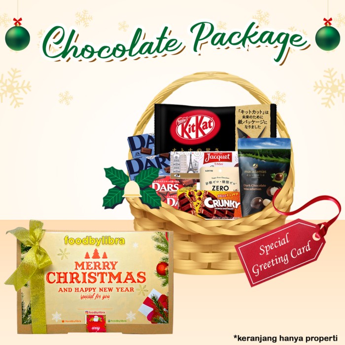 

✨READY✨ -Hampers / Parsel Chocolate Packages + free kartu ucapan- 1.1.23
