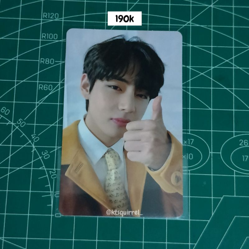 [OFFICIAL] photocard taehyung pob be essential