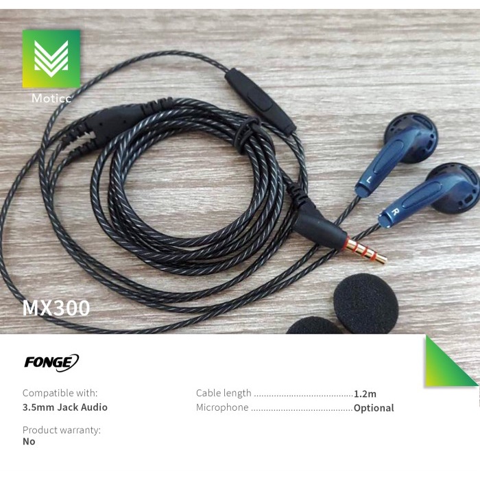 VIDO KILLER - FONGE MX300 EARBUD REAL KERE HORE EARBUD HEADSET