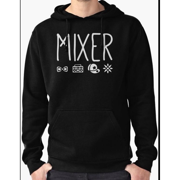 Jaket Hoodie Sweater Little Mix Mixer Hitam Outerwear Pria Wanita Jumper Fleece Sablon Polos
