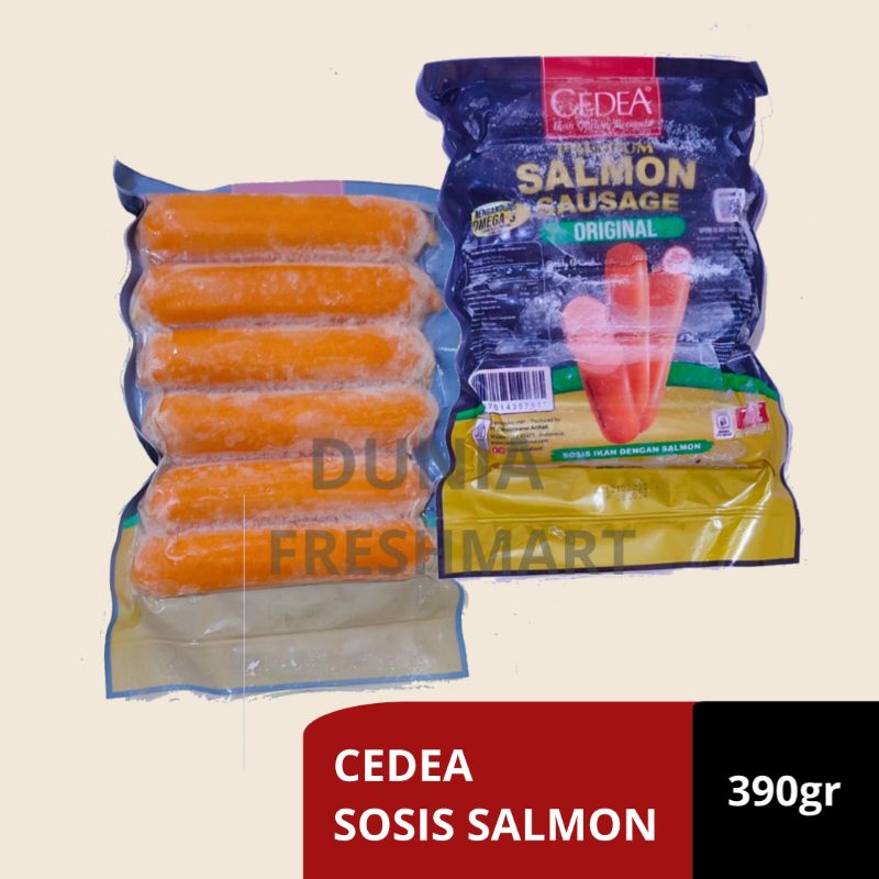 Jual Cedea Salmon Sausage Original 390gr 6pcs Sosis Salmon Sosis Baru